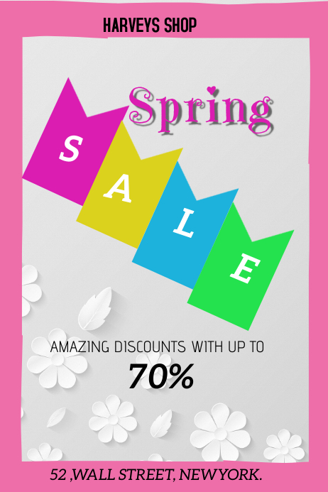 Copy of Spring flyer | PosterMyWall