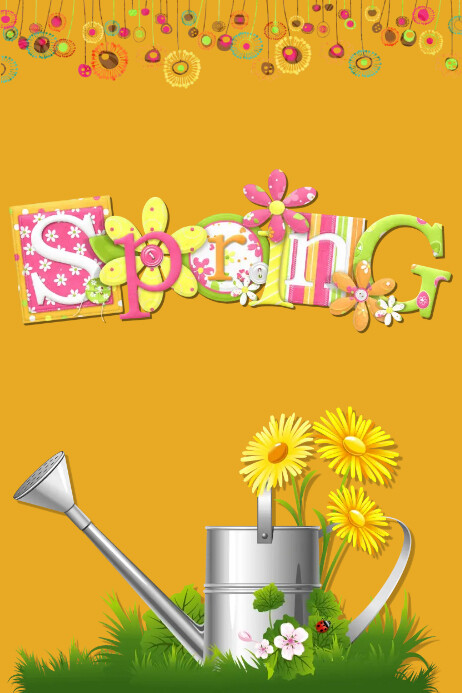 Spring Flyer Pinterest Spring flyer Template | PosterMyWall