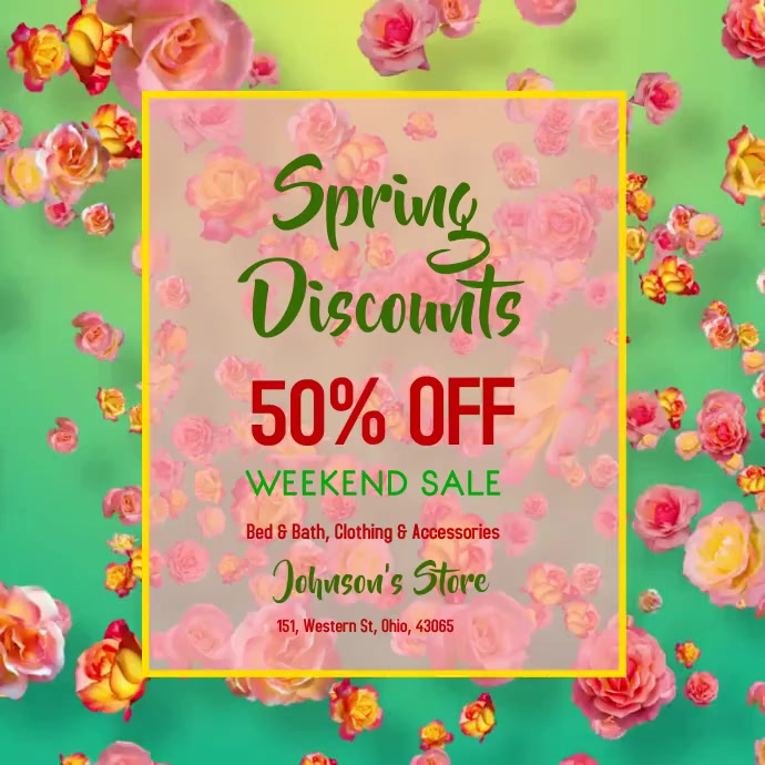 Spring flyer template | PosterMyWall