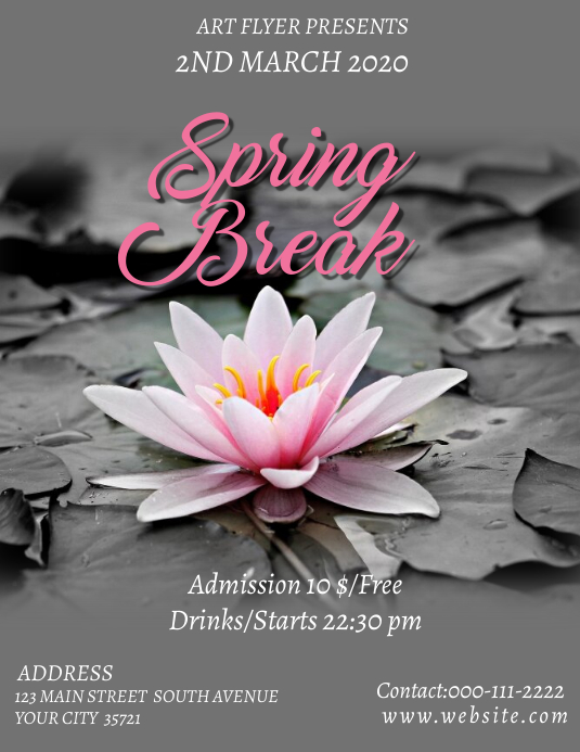 Spring Flyer Pinterest spring flyer template | PosterMyWall