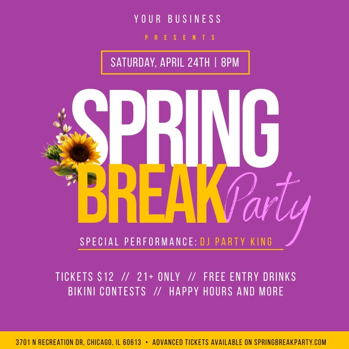 Copy of spring flyer template | PosterMyWall