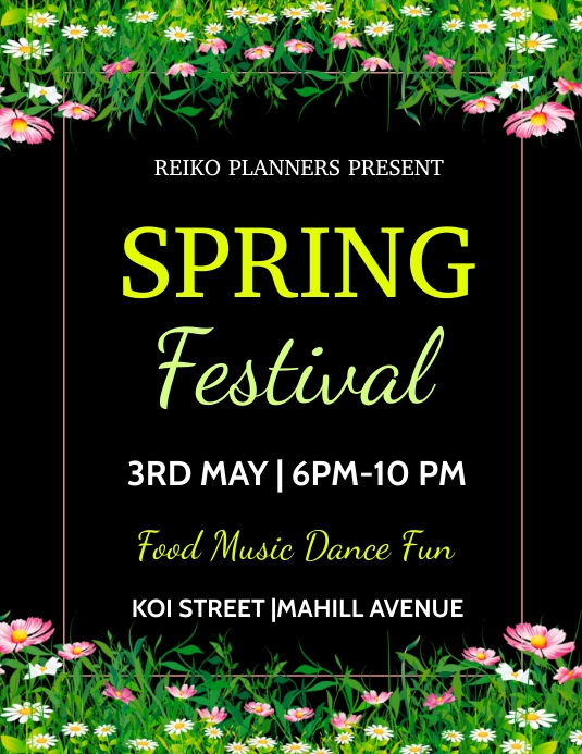 Spring flyer template | PosterMyWall