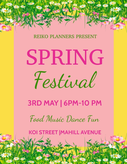 Spring flyer template | PosterMyWall