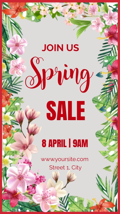 Spring Target Flyer Copy of Spring flyer template | PosterMyWall