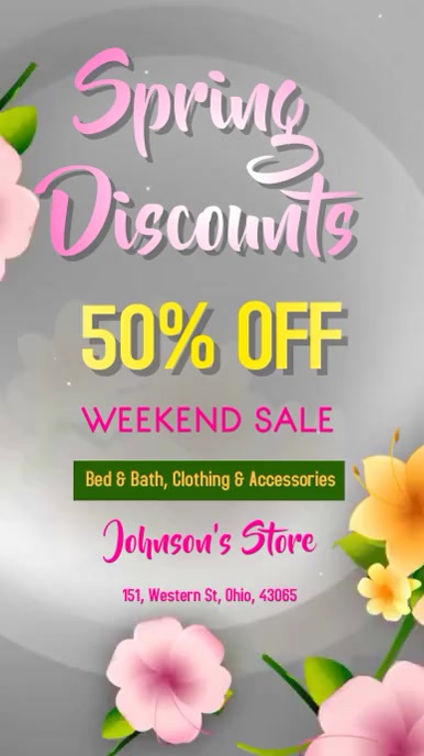 Spring flyer template | PosterMyWall