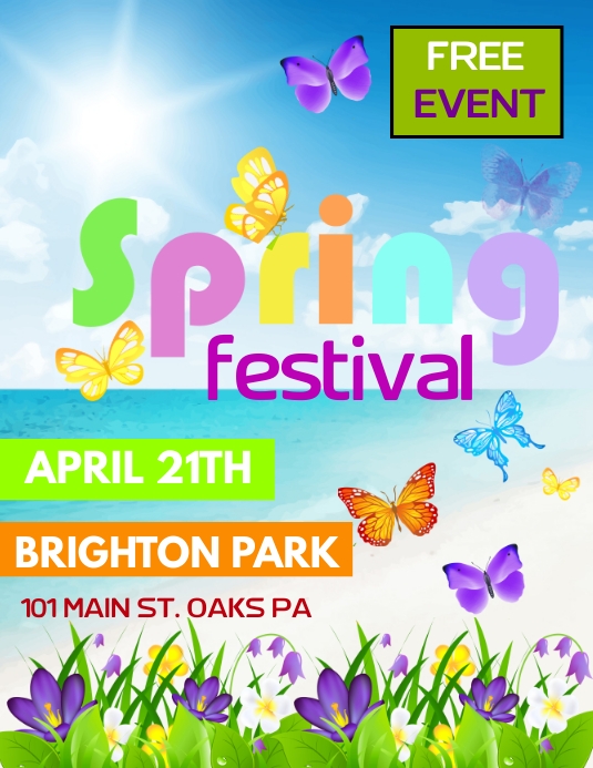 Spring Target Flyer Spring flyer template | PosterMyWall