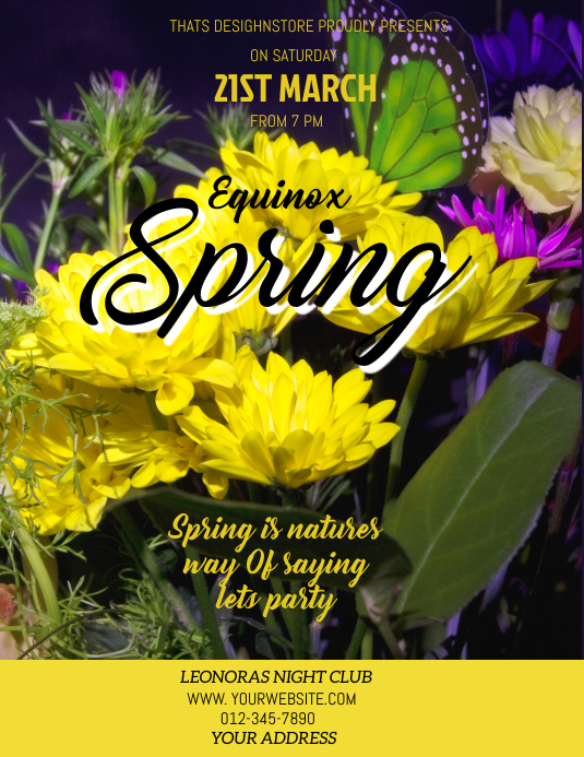 spring flyer template | PosterMyWall