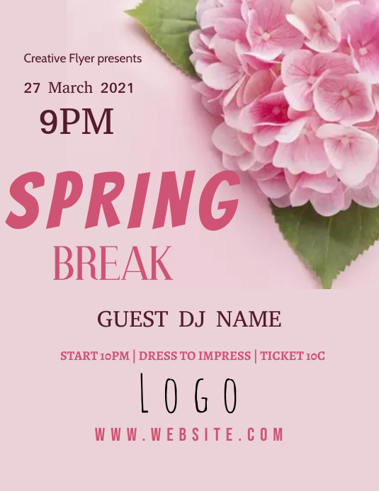 Spring Ad Flyer spring flyer template | PosterMyWall