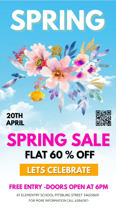 Spring Target Flyer spring flyer template | PosterMyWall