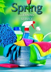 Spring flyer template A2