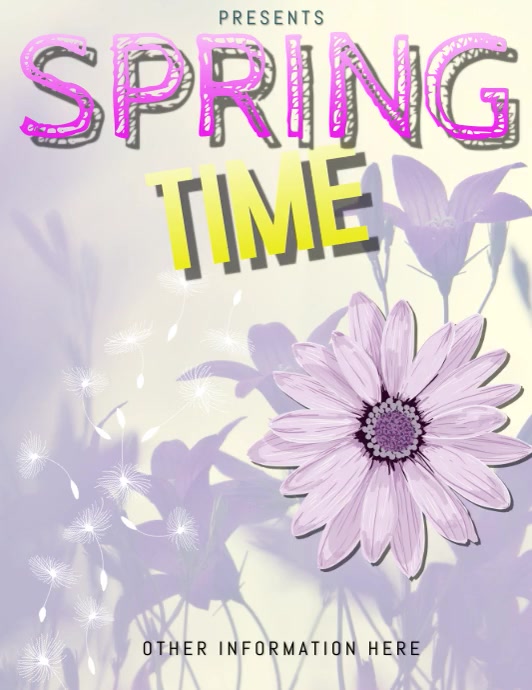 SPRING FLYER TEMPLATE | PosterMyWall
