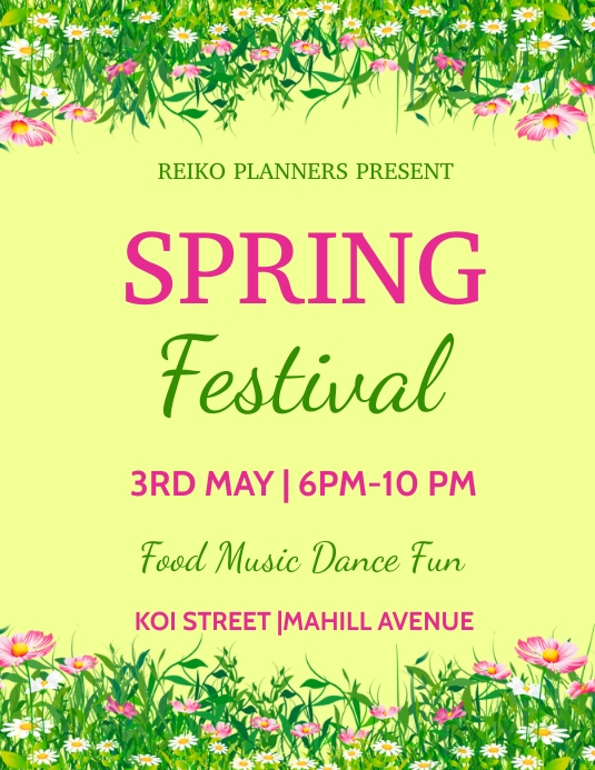 Spring flyer template | PosterMyWall