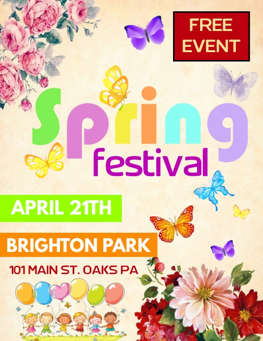 Spring flyer template | PosterMyWall
