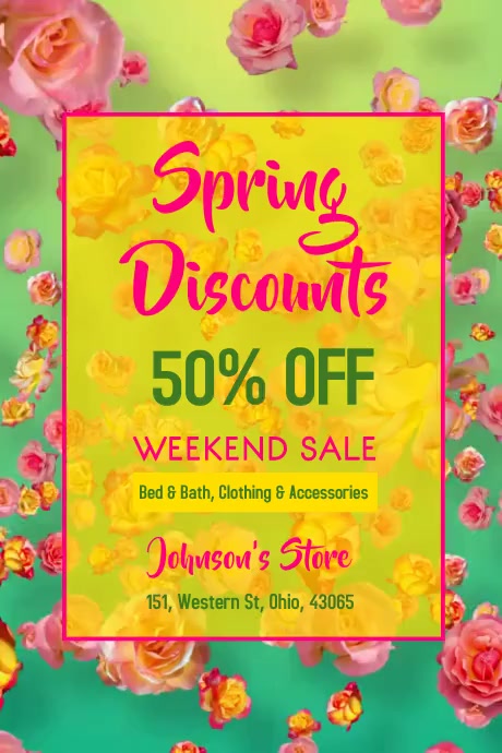 Spring Ad Flyer Spring flyer template | PosterMyWall