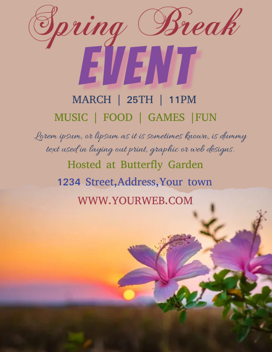 spring flyer template | PosterMyWall