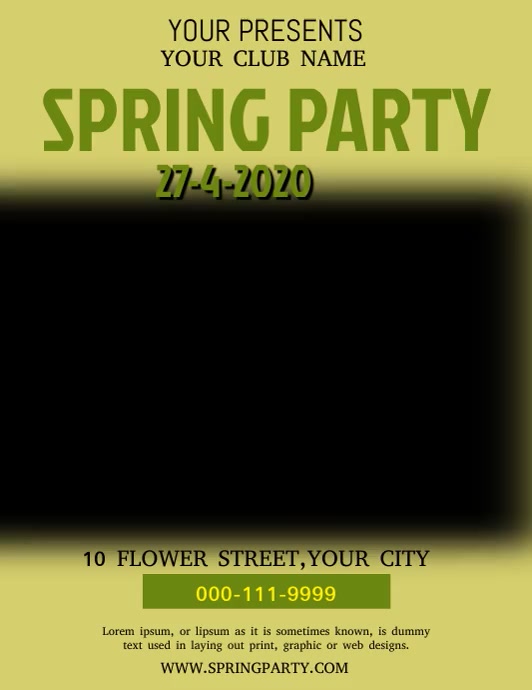 Copy of spring flyer template | PosterMyWall