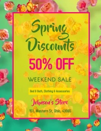 Spring Target Flyer Spring flyer template | PosterMyWall