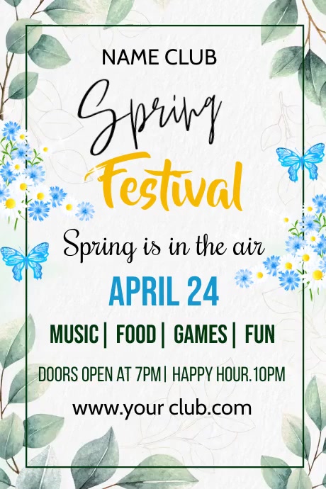 Copy of Spring flyer template | PosterMyWall