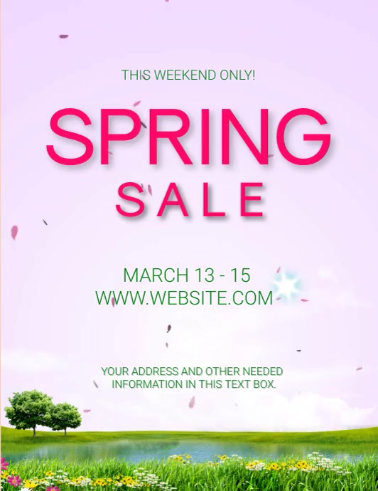 Spring flyer template | PosterMyWall