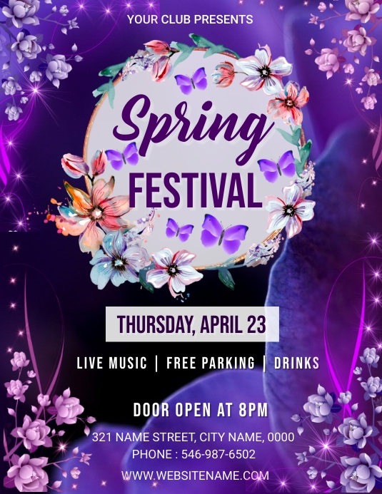 Spring Flyer Pinterest Spring flyer template | PosterMyWall