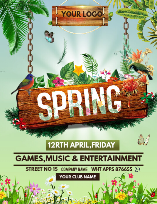 Spring flyers Template | PosterMyWall