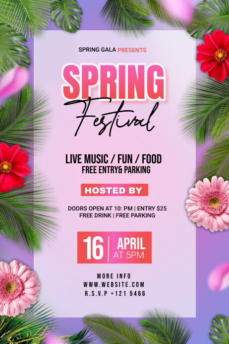 Plantilla de spring flyers | PosterMyWall