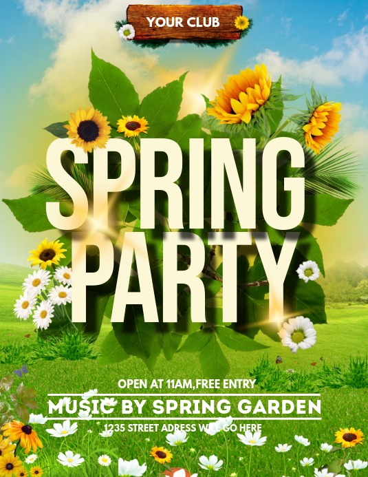 Aaa Spring Flyers This Design Template is not available | PosterMyWall