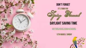 spring forward, daylight saving time post template