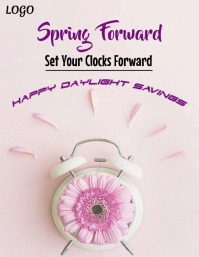 Spring Forward Daylight Savings Template | PosterMyWall