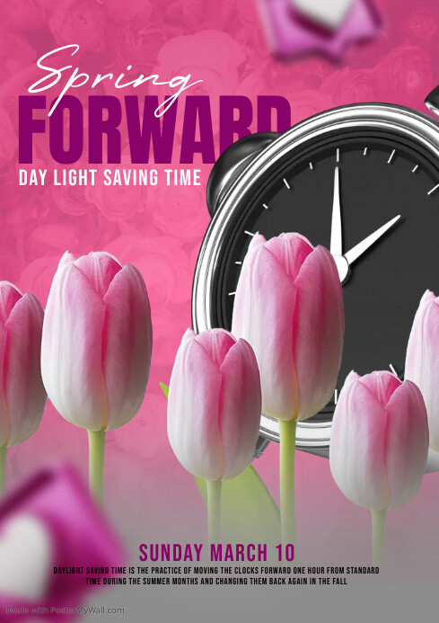 Spring Forward Template PosterMyWall