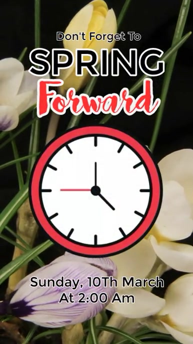 Copy of Spring Forward | PosterMyWall