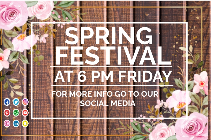 Spring Forward Template PosterMyWall