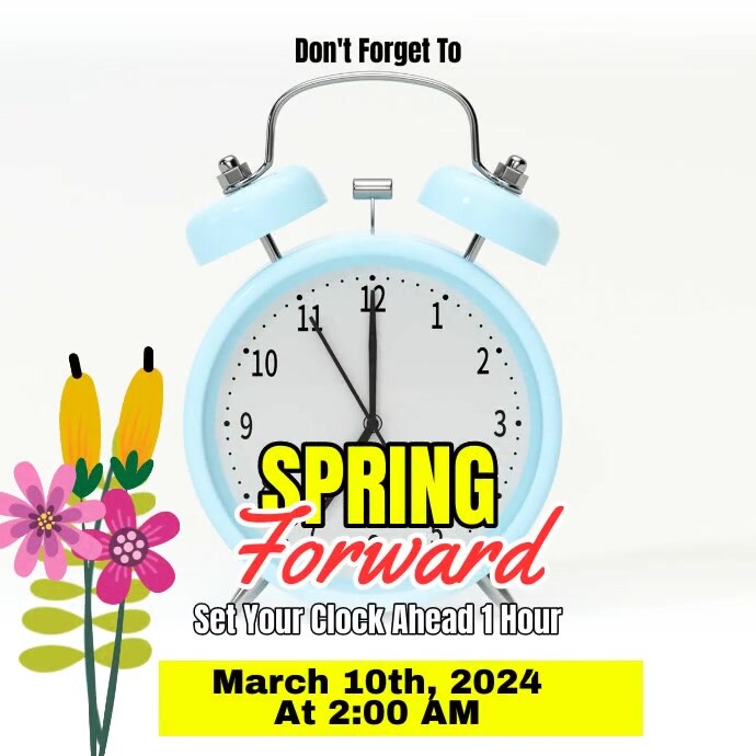 Plantilla de Spring Forward | PosterMyWall
