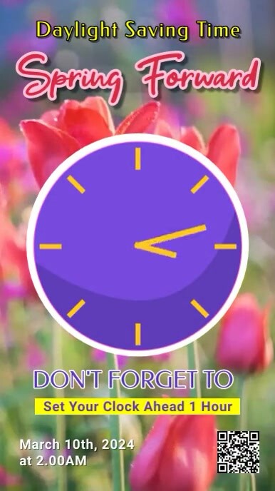 Spring Forward Templates Spring Forward Template | PosterMyWall