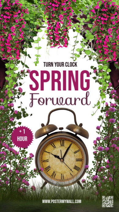 Spring Forward Template | PosterMyWall