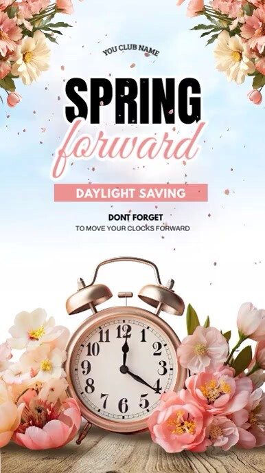 Plantilla de spring forward | PosterMyWall