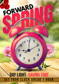 spring forward Template | PosterMyWall