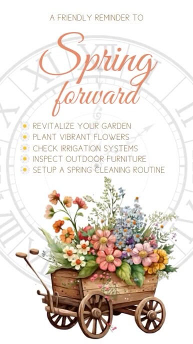 Spring Forward Template | PosterMyWall