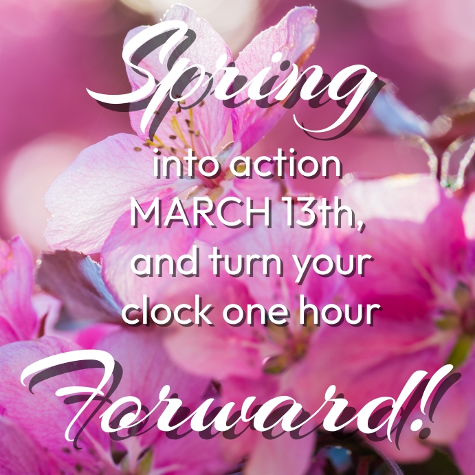 Modèle Spring Forward | PosterMyWall