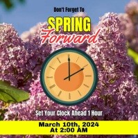 Spring Forward Post Spring Forward Template | PosterMyWall