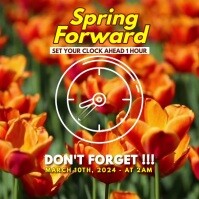 Spring Forward Template | PosterMyWall