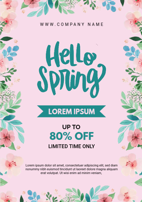 Spring Forward Template PosterMyWall