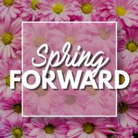 Spring Forward Facebook Posts Mint Green Spring Forward Instagram Image Template | PosterMyWall