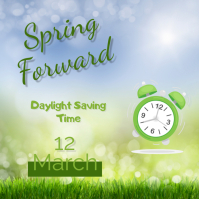 Spring Forward Template | PosterMyWall