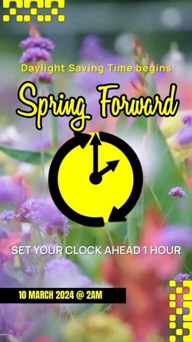 Spring Forward Templates Spring Forward Template | PosterMyWall