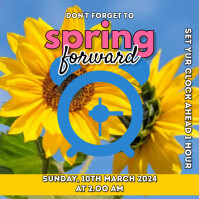 Spring Forward Template | PosterMyWall