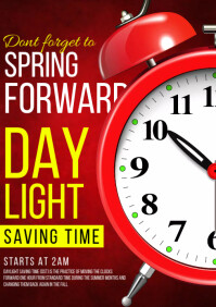 Spring Forward Document Spring Forward Template | PosterMyWall