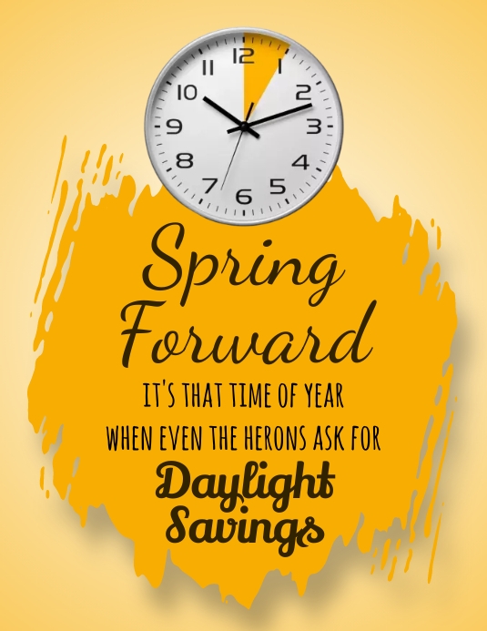 Spring Forward Template | PosterMyWall