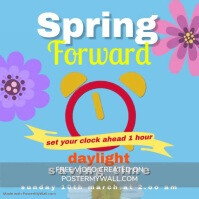 Yo Spring Forward Spring Forward Template | PosterMyWall