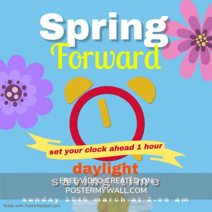 Plantilla de SPRING FORWARD | PosterMyWall